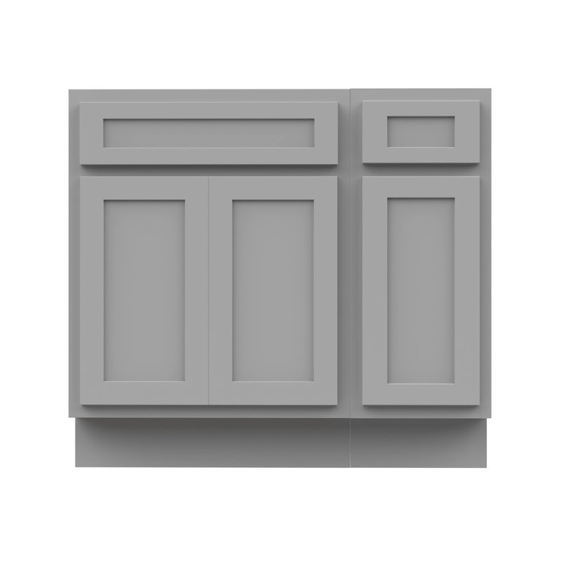 36'' Single Bathroom Vanity Base Only, Gray