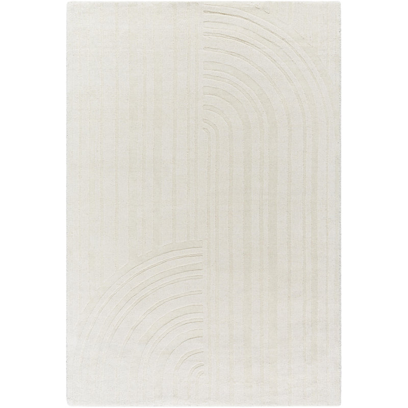 Carsen Hand Loomed Wool Moroccan Indoor Rug, Rectangle 5' x 7'6"