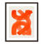 «Orange Strokes Print» par Haniff-129155876-129155866-129155846