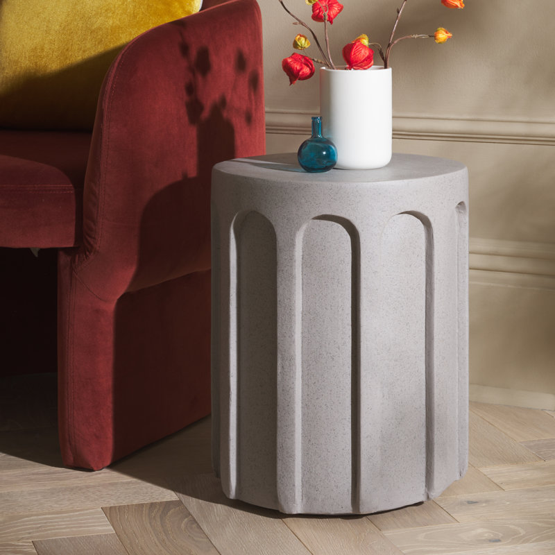 Table d'appoint Nikolaus, Gris