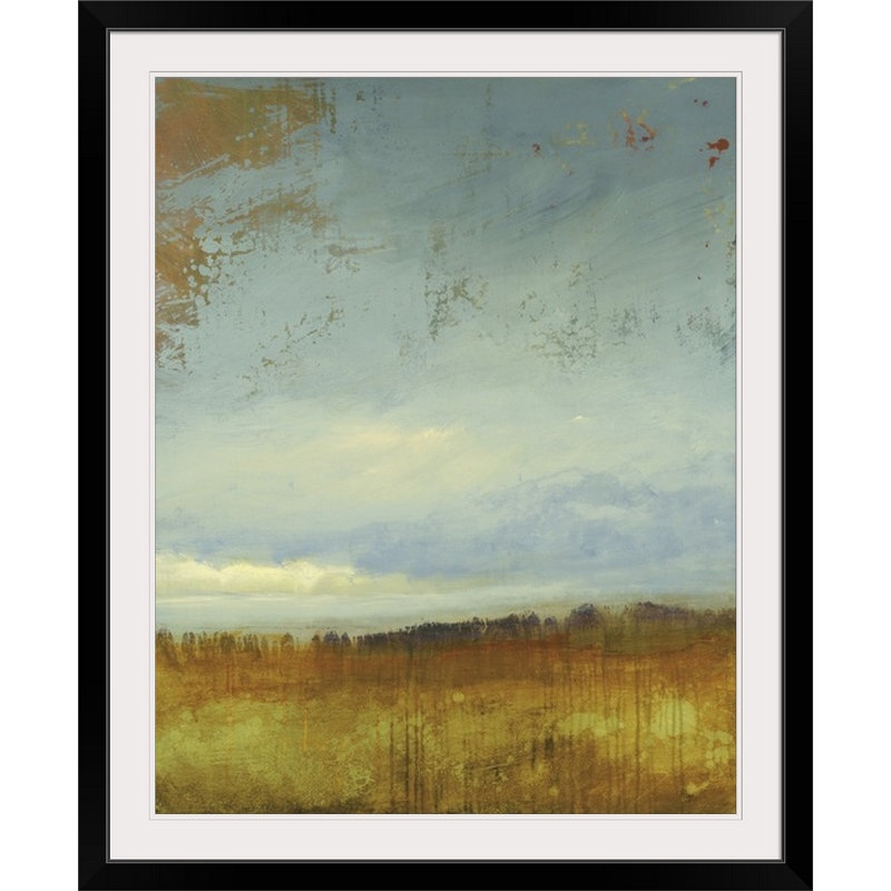 «Dagan Summer Time» par Lisa Ridgers, reproduction d'art, Cadre noir, H 28 po x l 24 po x P 1 po