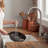 Modern farmhouse-style pull-down kitchen sink faucet with a 360° swivel, high-arc spout, 2 spray modes, and a leak-proof ceramic cartridge—easy DIY installation-118661922