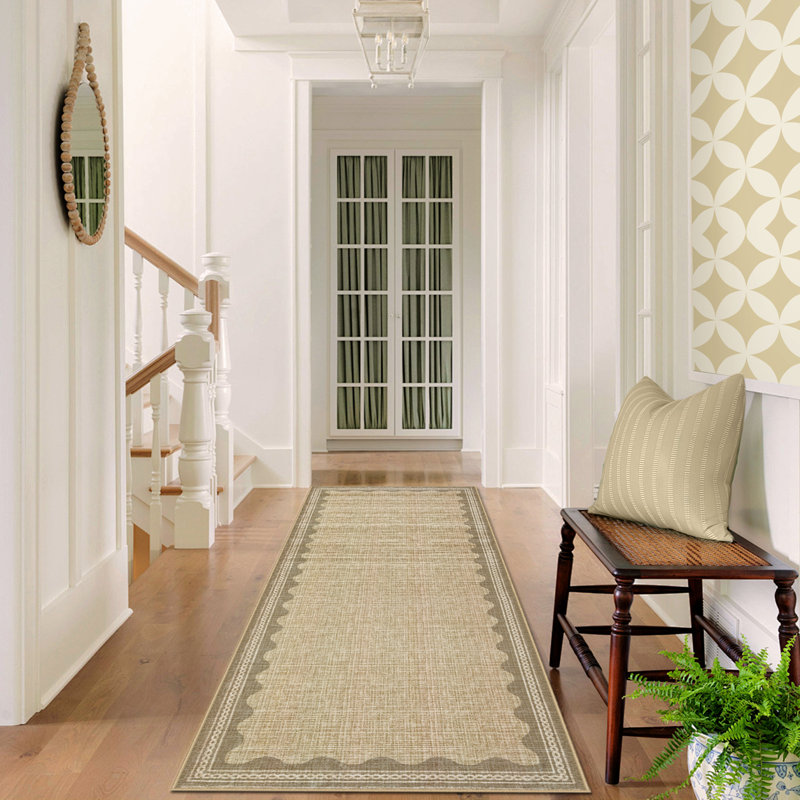 Rectangle Striped Area Rug, Heather, 120*170cm