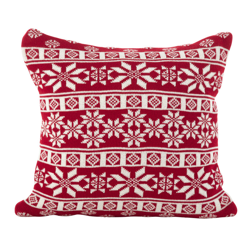 Pollocksville Sequined Reversible Throw Pillow