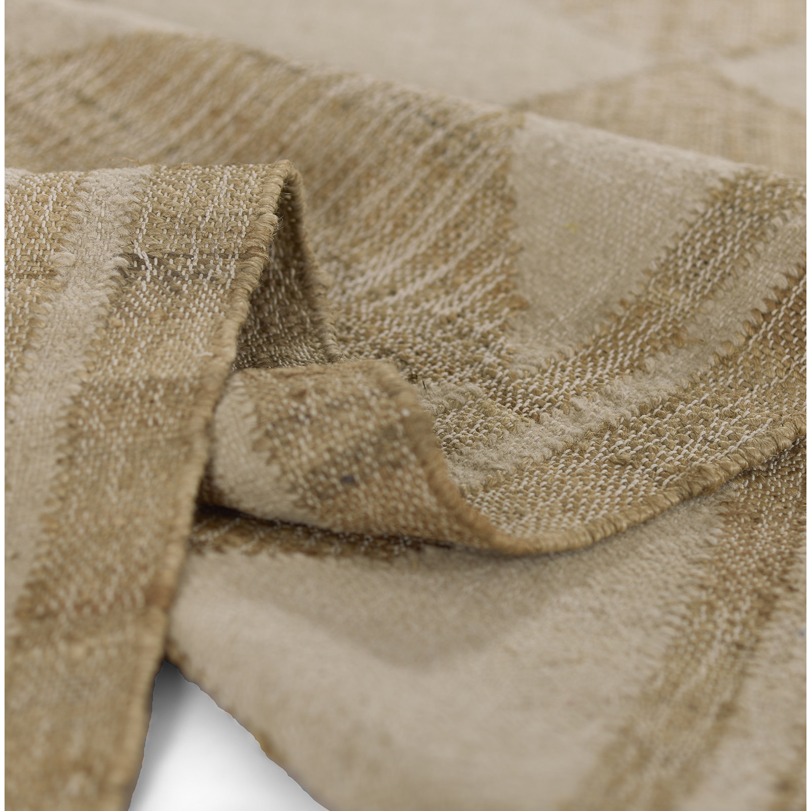 Orchard Ivory Hand-Woven Geometric Jute Rug, Runner 2'3" x 8'
