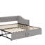 Lit de jour simple rembourré avec couchette-159384734