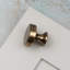 38mm Antique Brass Circular Disc Knob