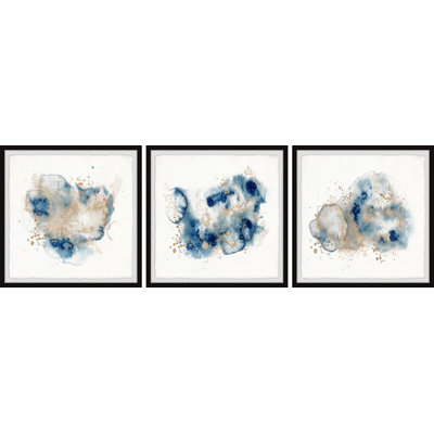 Shattered Earth by Marmont Hill - 3 Piece Single Picture Frame Painting Set