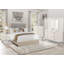 Lit standard touffeté en bois massif Yashira-525134113