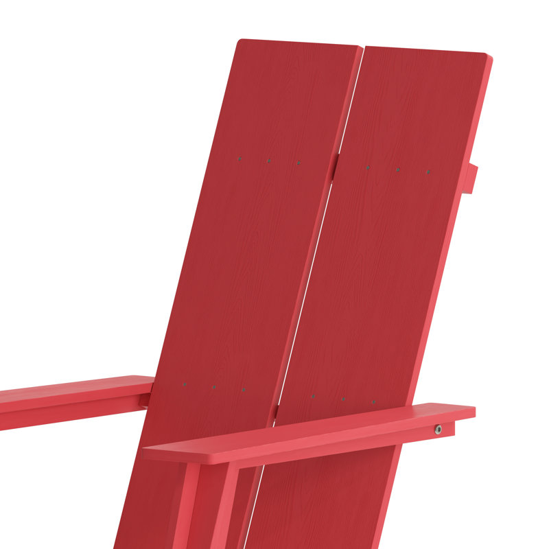 Chaise de patio Balir, Rouge