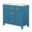 Ensemble de meuble-lavabo Bathroon avec lavabo en résine, 2 armoires-100933789