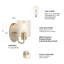 Bonino Armed Sconce