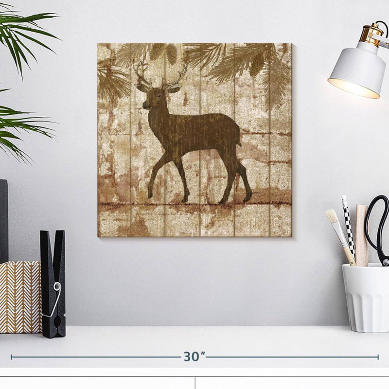 Brampt Deer Crossing, 16" H x 16" W