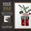 «Christmas Holiday Art DCCCLX III», reproduction d'art encadrée - bois massif-938133794-938133804