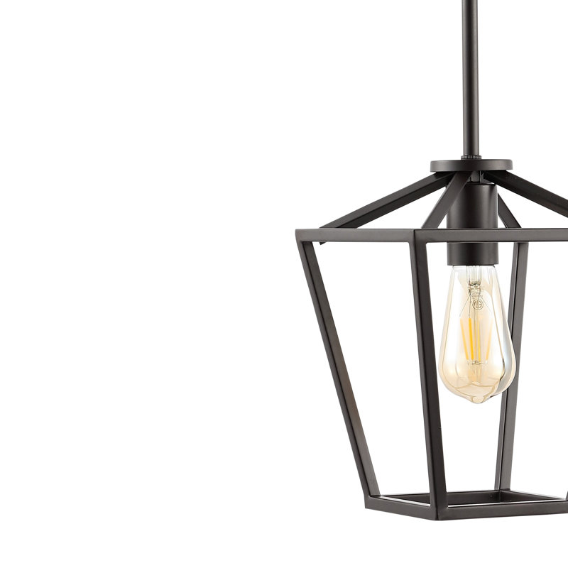 Luminaire suspendu géométrique à 1 lumière Jocelynn