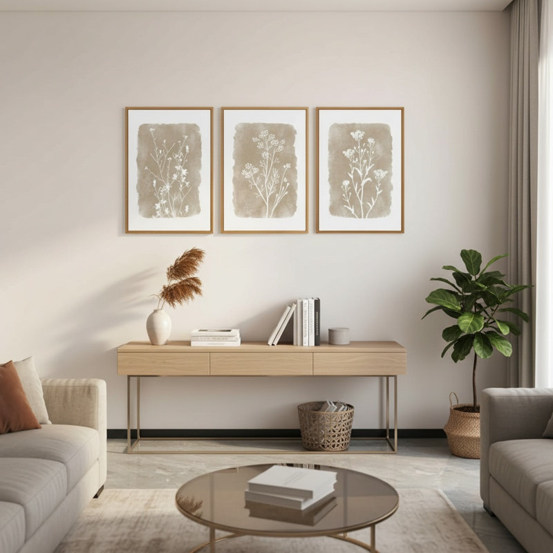 3 Piece Floater Frame Print on Canvas