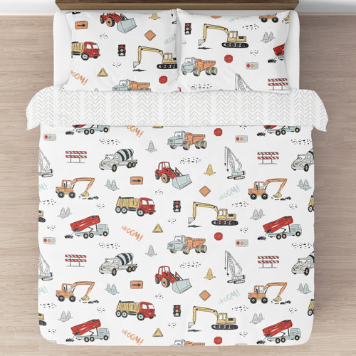 Sweet Jojo Designs Construction Truck Comforter Set & Reviews | Wayfair