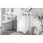 Meuble-lavabo blanc 20 po avec porte à fermeture douce