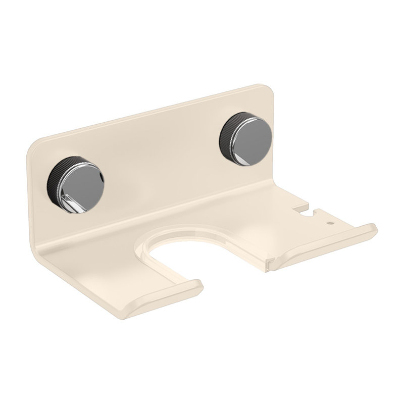 Support de rangement pour sèche-cheveux non perforé, White