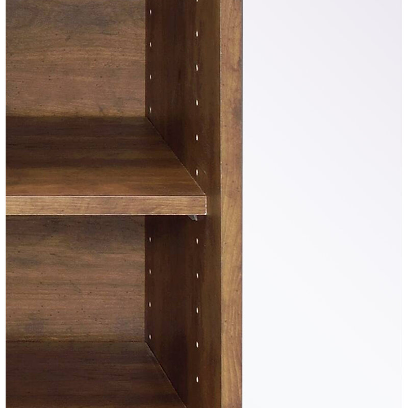 armoire à chaussures avec portes coulissantes et tablettes réglables