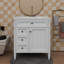 Meuble-lavabo innovant de 30 po avec lavabo, comprenant 2 tiroirs, une armoire et un tiroir supplémentaire-1933785895