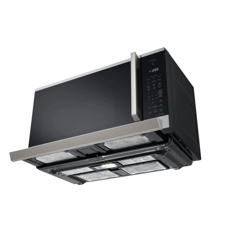 LG 2.1 cu. ft. Wi-Fi Enabled Over-The-Range Microwave Oven with EasyClean and Premium Handle, 2.1 Cu. Ft.