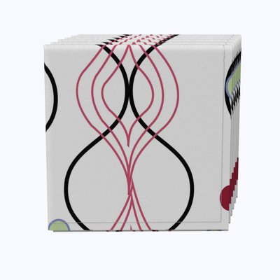 Cabragh 100% Cotton Abstract Square Napkin