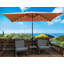 Parasol Taibah 120 avec contrepoids inclus-274545332