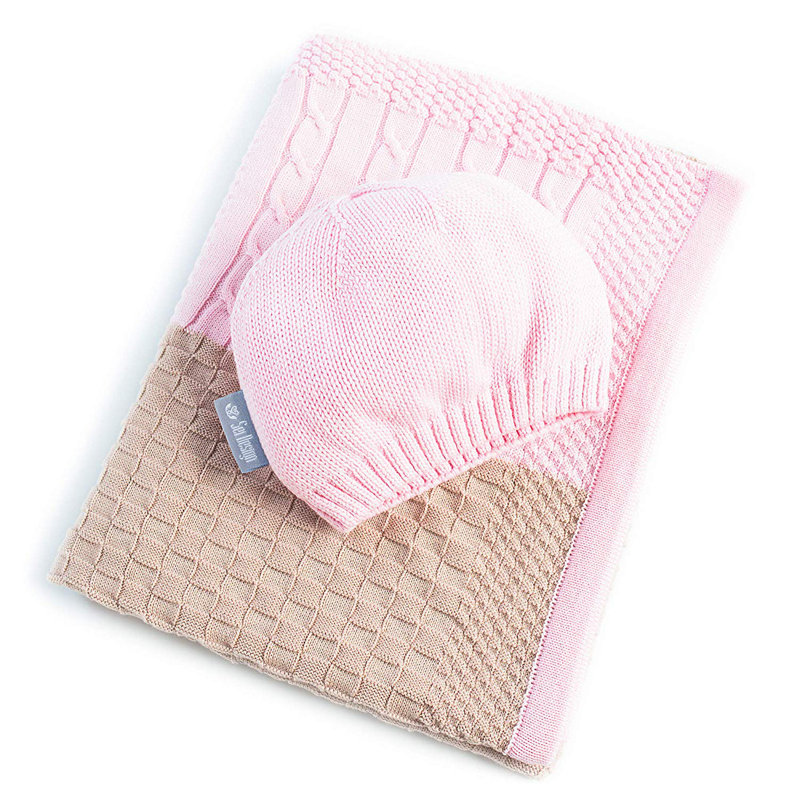 Cotton Baby Blanket, Pink