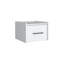 Table de chevet flottante, conception peu encombrante avec tiroir pratique et surface, blanc-427699865