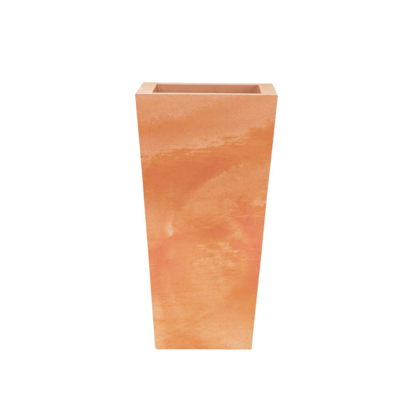 Derrica ECOBO Eco-Friendly Rectangular Pot Planter Elemento Indoor/Outdoor use Versatile & Lightweight, Terracota