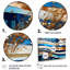 Ensemble de salon art mural Blue Sparkling-562107841-562107845