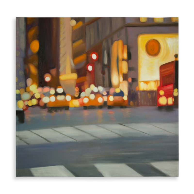 Blurred View of New York Tablecloth - Scenic Home Decor