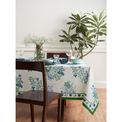 Flora - 100% Cotton Printed Tablecloth