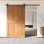 Porte de grange en bois de pin fini américain et non assemblé 42 po x 84 po Homacer 42 po x 84 po Homacer