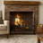 Fireplace Screen, 45 Inch Scroll Design With Mesh, Black Silver Iron-121481510