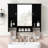 Modern Wall Mounted Bathroom Storage Cabinet-1885203057