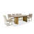 Charmont Metal Base Dining Table