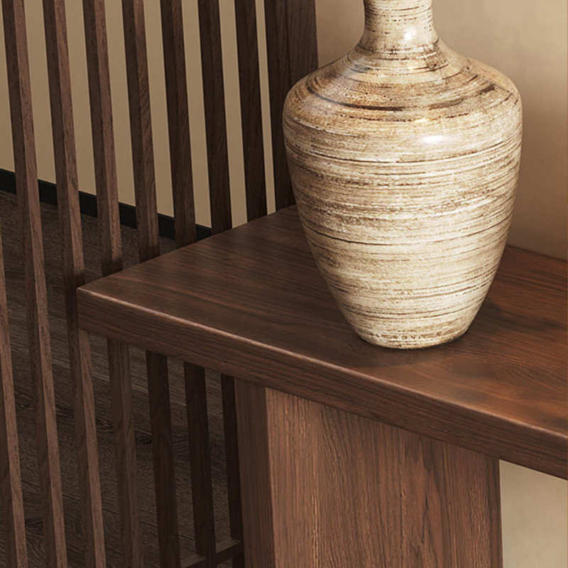 Console simple de style chinois, H 31,5 po x l 70,9 po x P 11,8 po