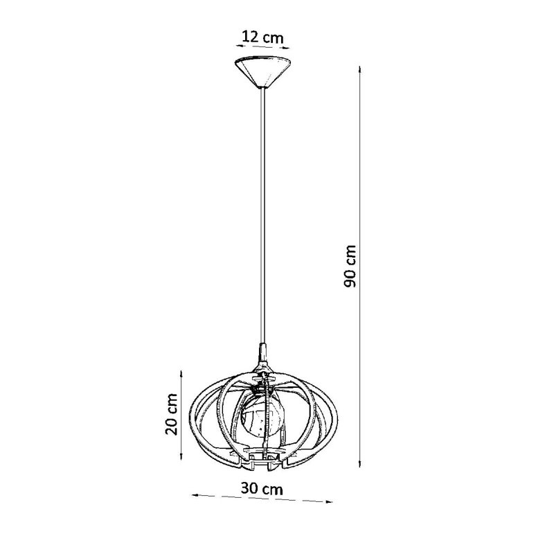 Peach Puff 1 - Light Single Pendant