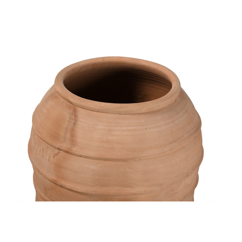 Grand pot artisanal en terre cuite