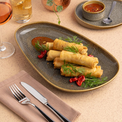 FRECKLES Premium Porcelain Upala Platter
