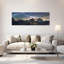 «Milky Way Mountain Night», art dramatique serein et paisible paysage de montagne-1526901298