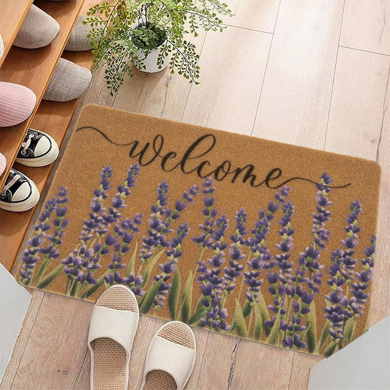Paillasson Lavender Welcome - multicolore - intérieur / extérieur