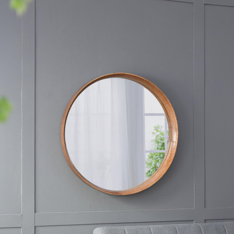 Miroir mural rond