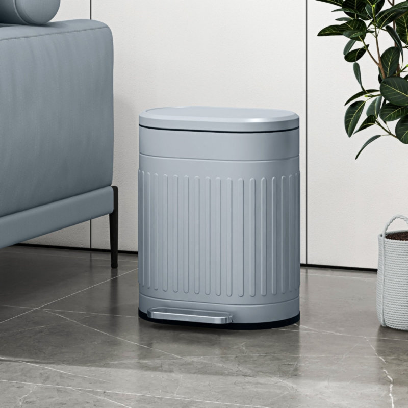 Metal Kitchen Trash Can