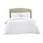 Couette 21 en microfibre pour lit double / grand avec housse à volants