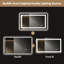 Miroir de salle de bain intelligent Smart 40X32 pouces, luminosité variable, température de couleur 3000K - 6000K, brouillard, contrôle de l'interrupteur mural, installation facile, Ul de 10% à 100%, 3 choix de température, composants-296297190