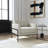 Arione 30.5" Wide Metal Frame Accent Chair-264416408