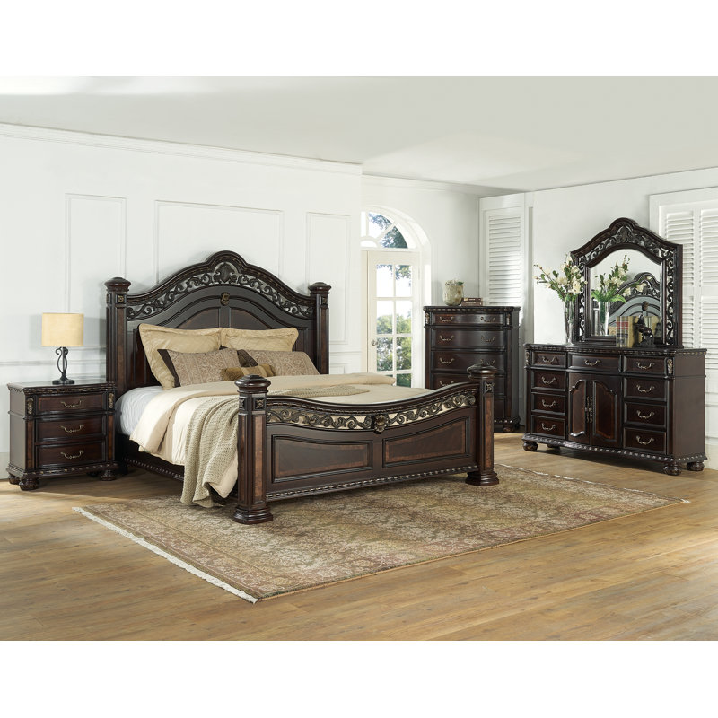 Ancalin Sleigh Bed, Queen